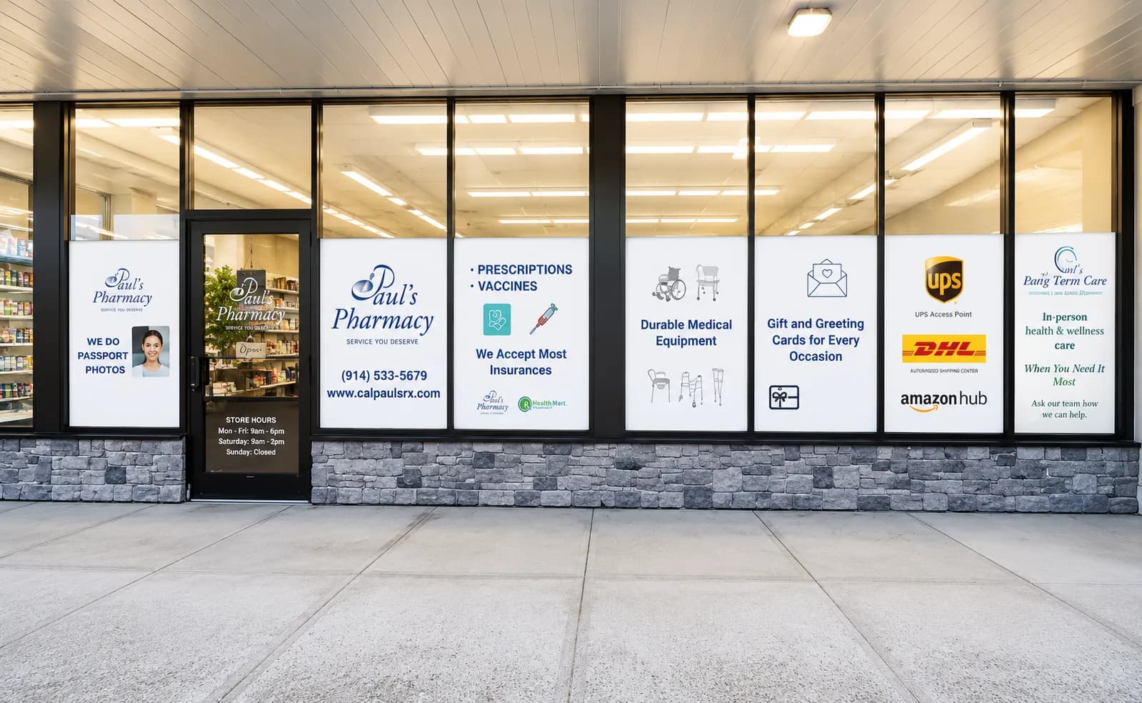 Inside Paul's Pharmacy Group in South Salem, NY